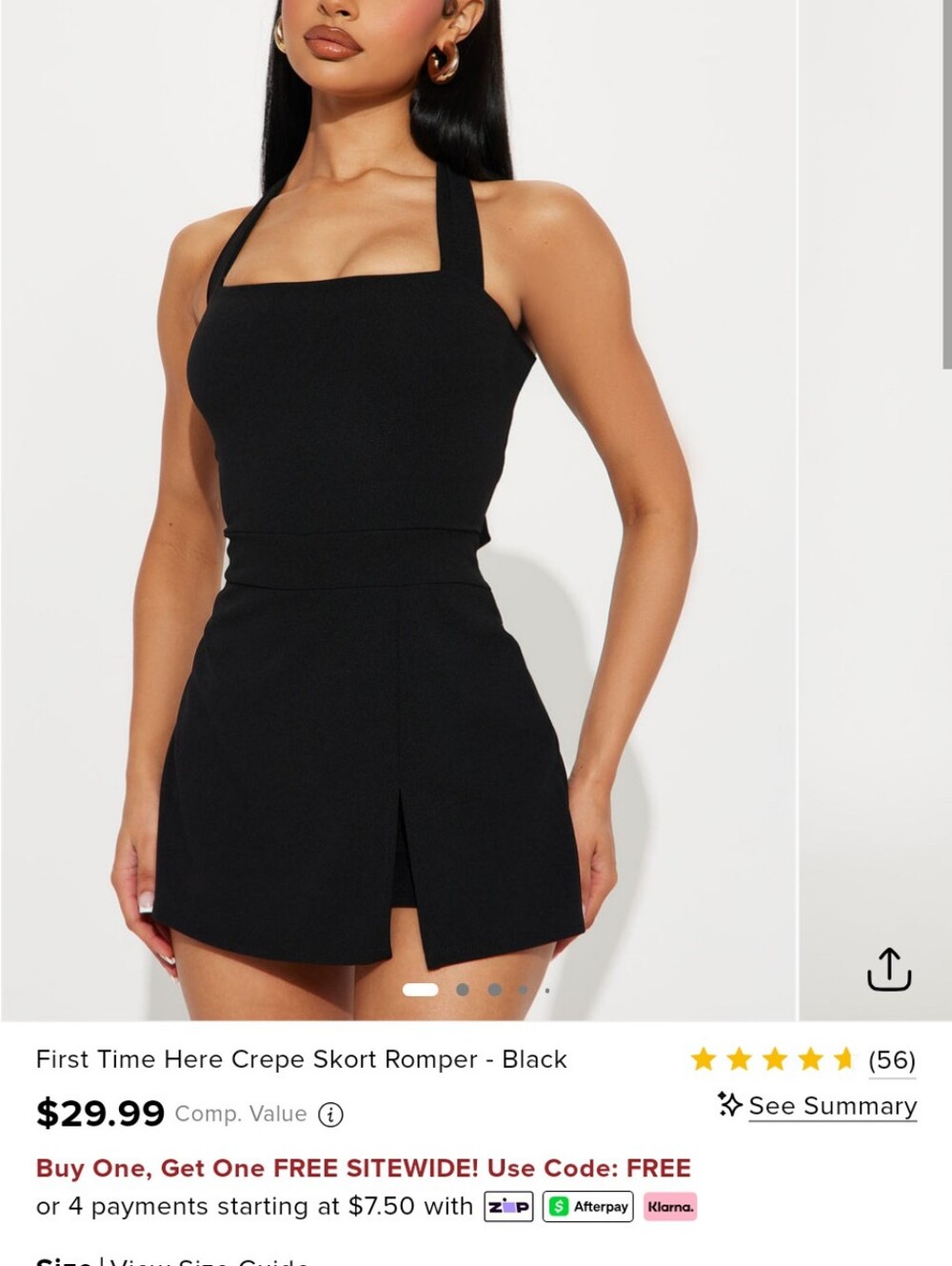 2 Fashion Nova Rompers - Picture 4 of 5